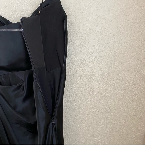 House of CB Reva Black Satin Balcony Corset Dress size XS NWOT - Picture 13 of 16